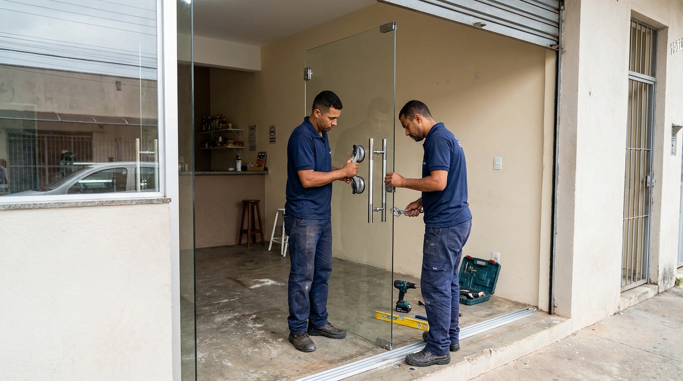 Portas em Vidro em Cuiabá‑MT